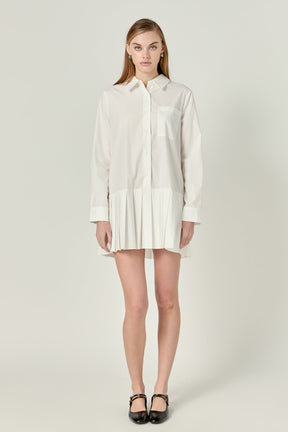 ENGLISH FACTORY - Anne Shirt Dress - DRESSES available at Objectrare