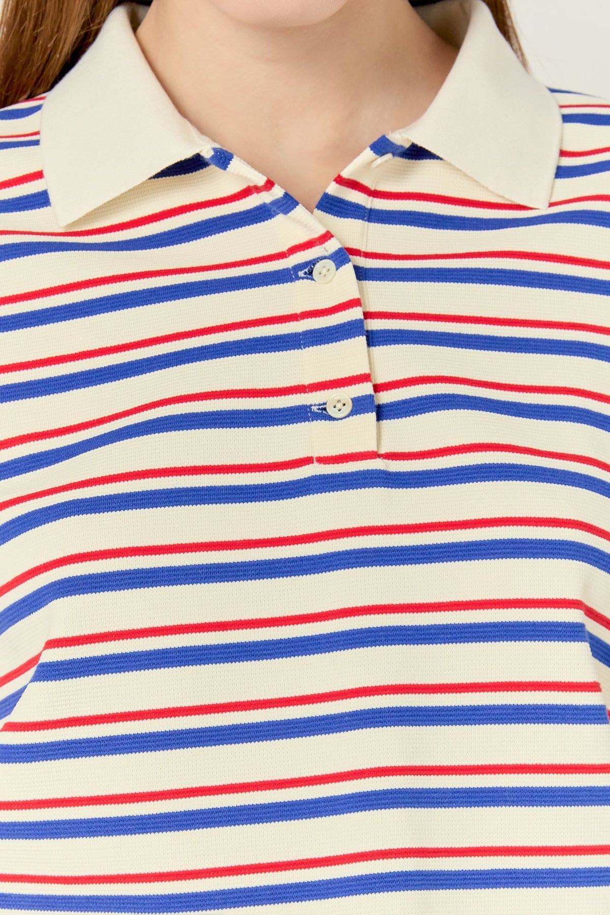 ENGLISH FACTORY - Striped Henley Sweater - SWEATERS & KNITS available at Objectrare