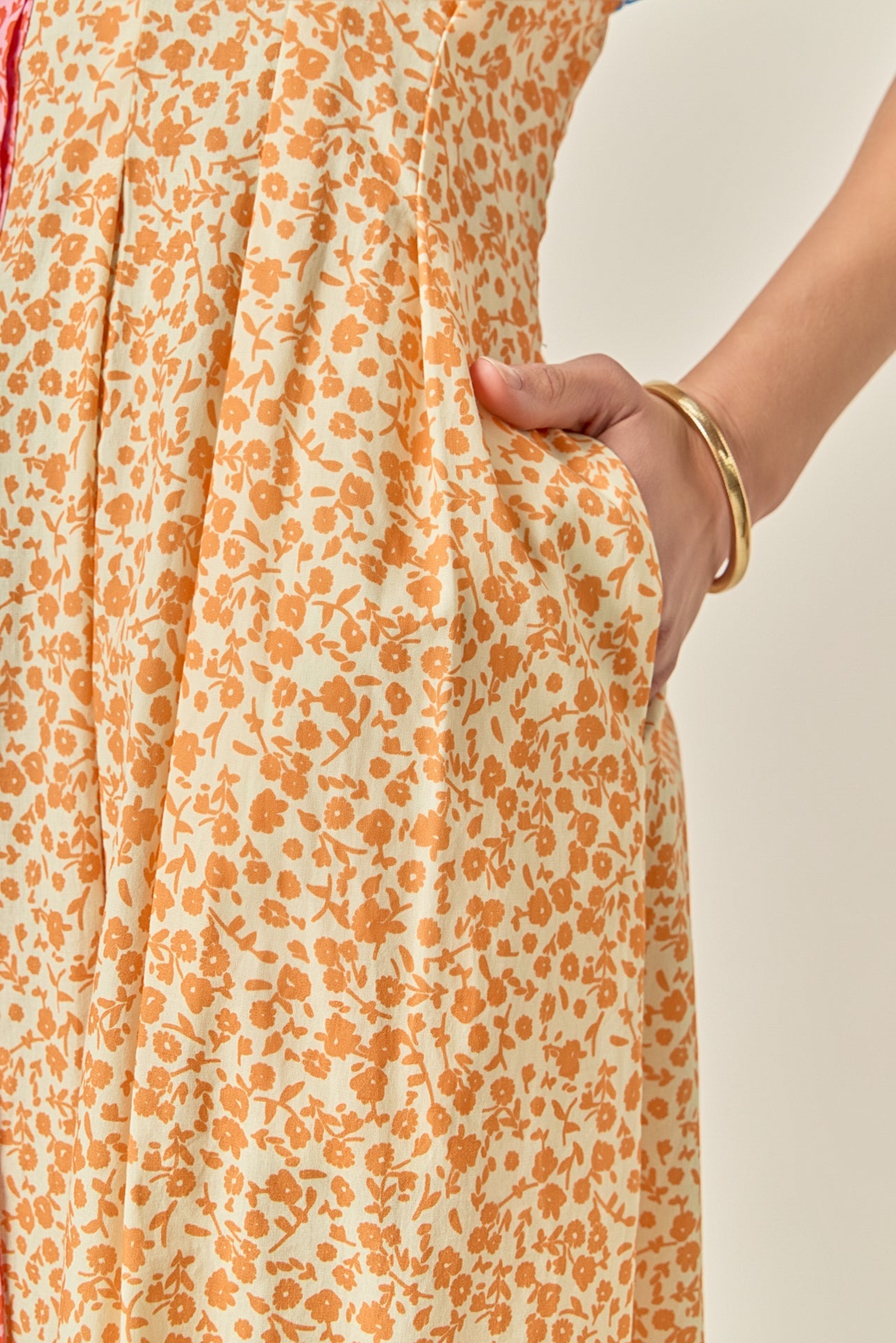 ENGLISH FACTORY - Bloom Block Midi Dress - DRESSES available at Objectrare
