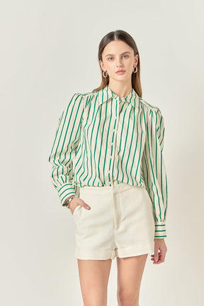 Stripe Shirt in Green