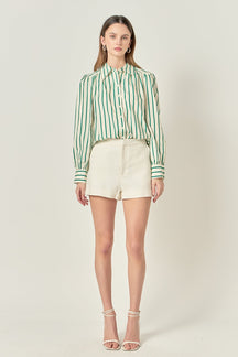 Stripe Shirt in Green