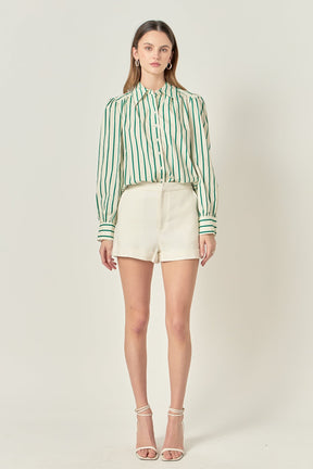 Stripe Shirt in Green