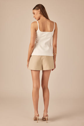 Linen Sleeveless Vest