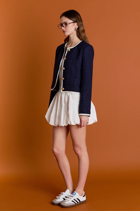 ENGLISH FACTORY - Blair Tweed Jacket - JACKETS available at Objectrare