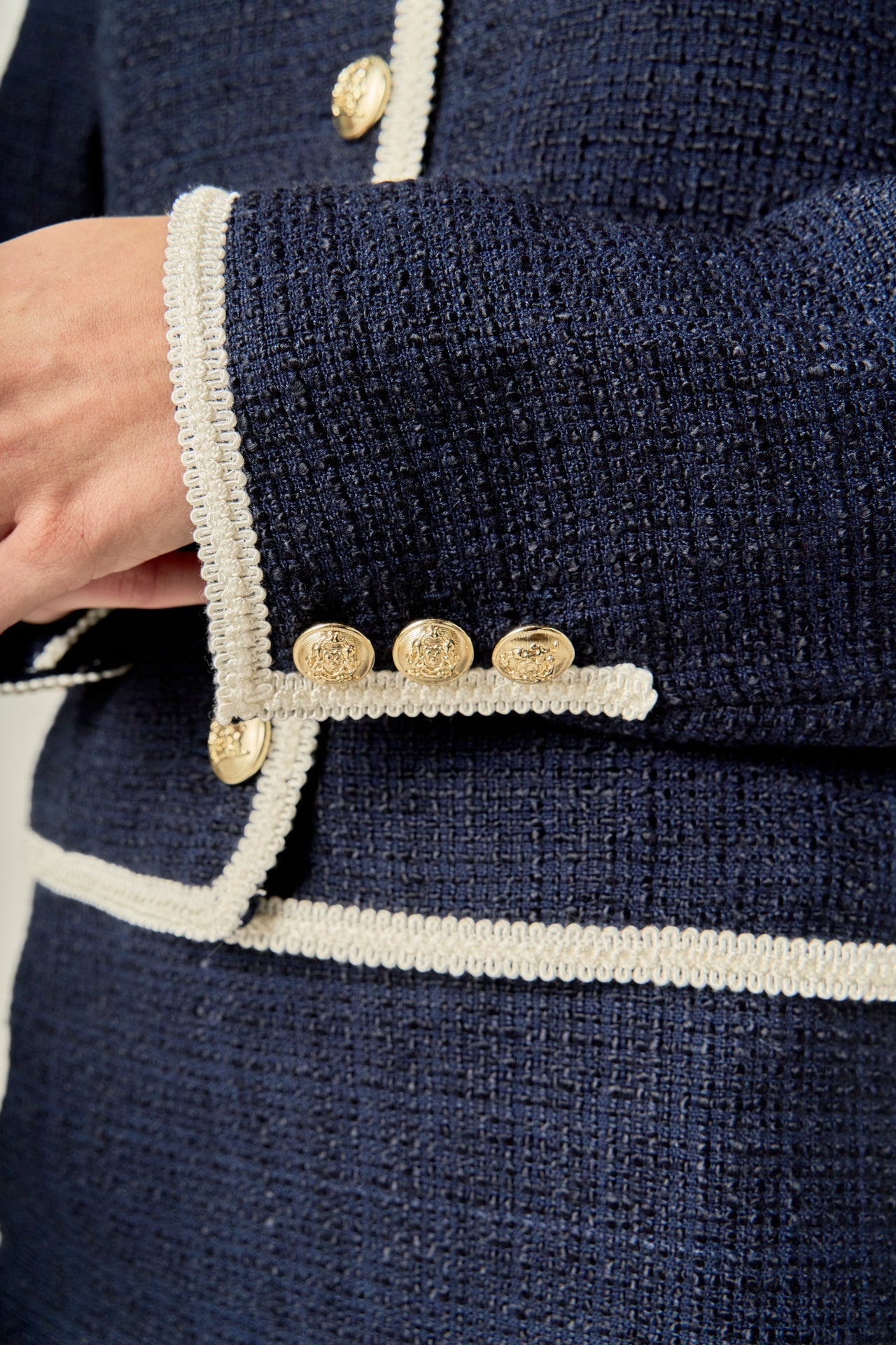 ENGLISH FACTORY - Blair Tweed Jacket - JACKETS available at Objectrare