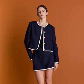 ENGLISH FACTORY - Blair Tweed Skirt - SKIRTS available at Objectrare