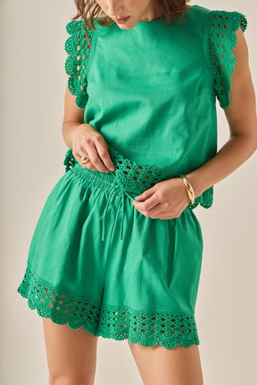 ENGLISH FACTORY - The Elara Embroidered Top - TOPS available at Objectrare
