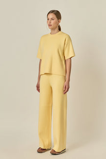 ENGLISH FACTORY - Knit Pants - PANTS available at Objectrare