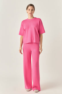 ENGLISH FACTORY - Knit Pants - PANTS available at Objectrare