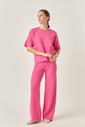 ENGLISH FACTORY - Knit Pants - PANTS available at Objectrare