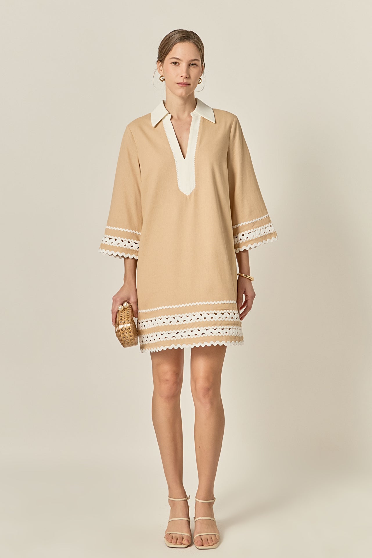 Ric Rac Tunic Mini Dress