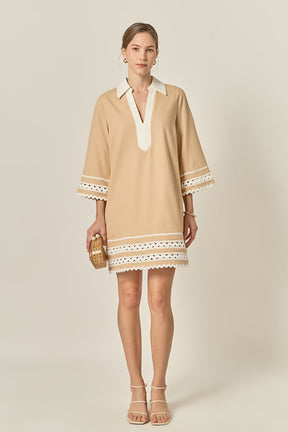 Ric Rac Tunic Mini Dress