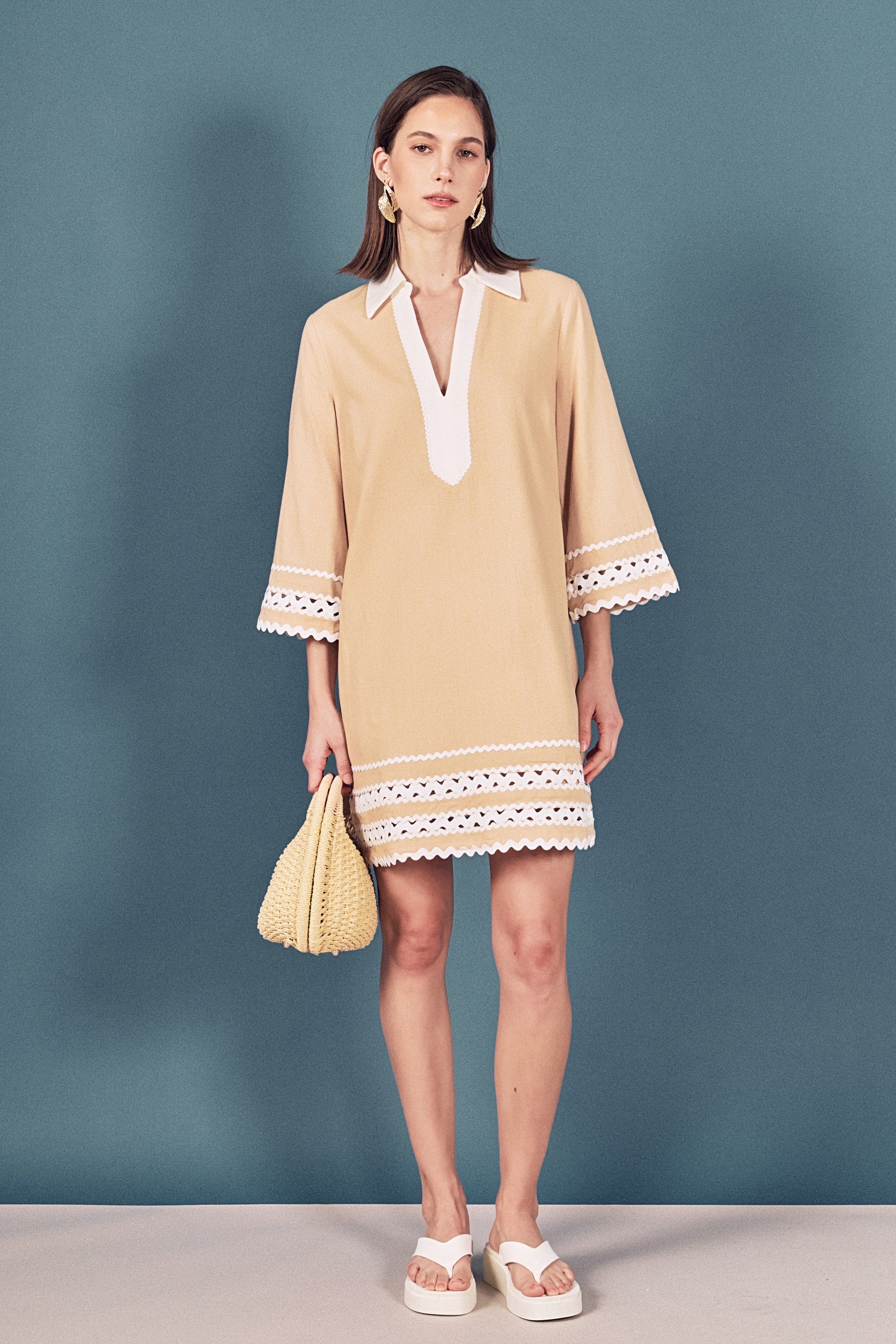 Ric Rac Tunic Mini Dress