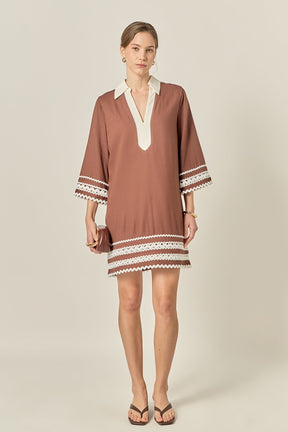 Ric Rac Tunic Mini Dress