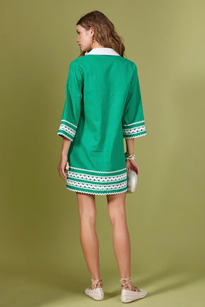 Ric Rac Tunic Mini Dress