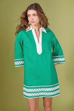 Ric Rac Tunic Mini Dress