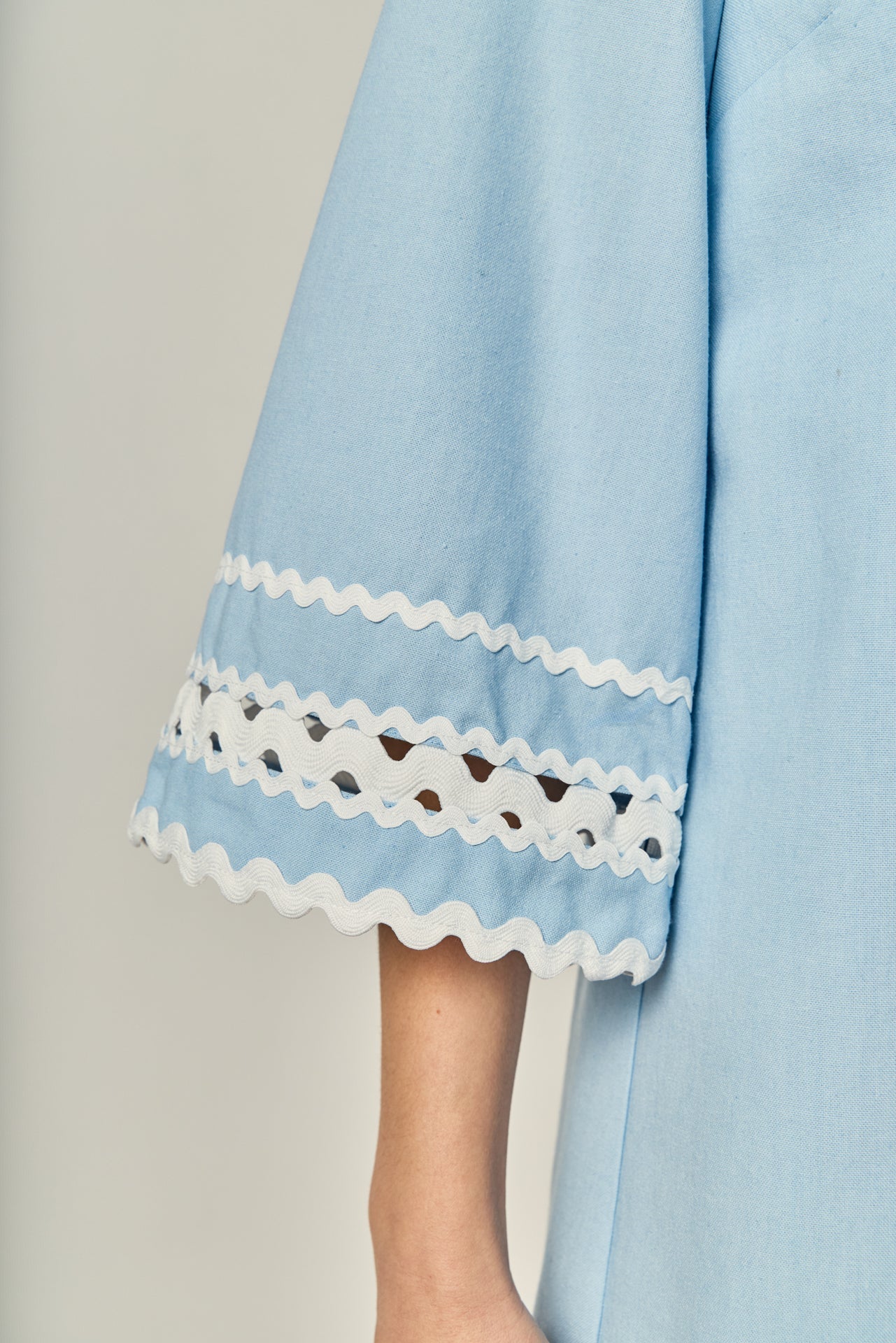 ENGLISH FACTORY - Ric Rac Tunic Mini Dress - DRESSES available at Objectrare