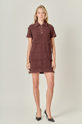 Textured Mini Dress