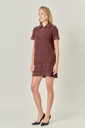 Textured Mini Dress