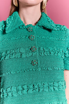 ENGLISH FACTORY - Textured Mini Dress - DRESSES available at Objectrare