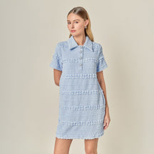 Textured Mini Dress