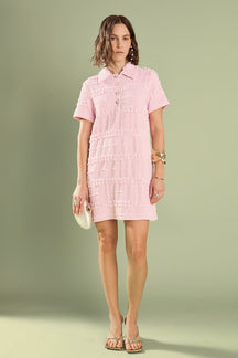 ENGLISH FACTORY - Nancy Textured Mini Dress - DRESSES available at Objectrare