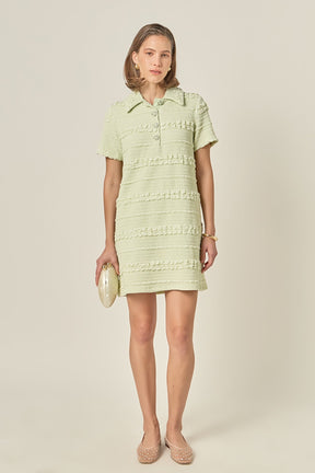 Textured Mini Dress