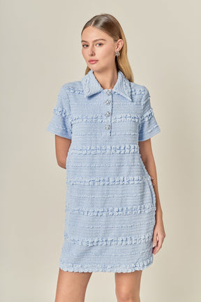 Textured Mini Dress