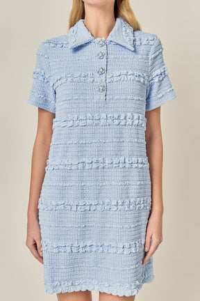 Textured Mini Dress