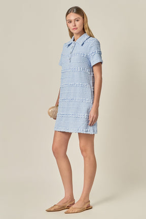 Textured Mini Dress
