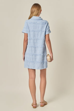 Textured Mini Dress