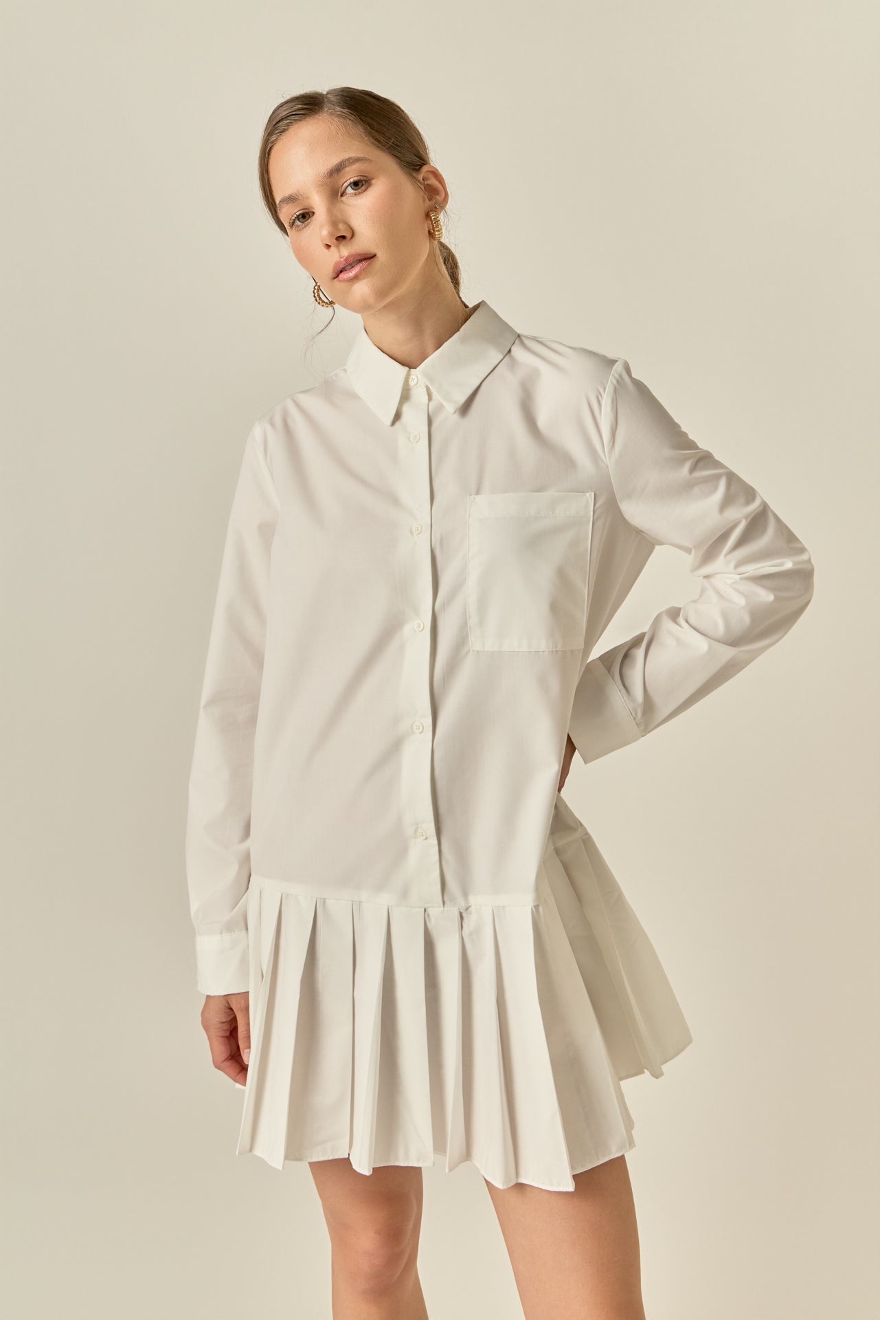 ENGLISH FACTORY - Anne Shirt Dress - DRESSES available at Objectrare