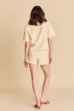 ENGLISH FACTORY - Tweed Shorts - SHORTS available at Objectrare