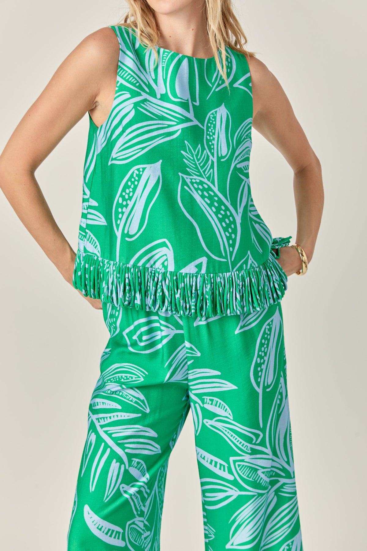 ENGLISH FACTORY - The Elodie Fringe Top - TOPS available at Objectrare