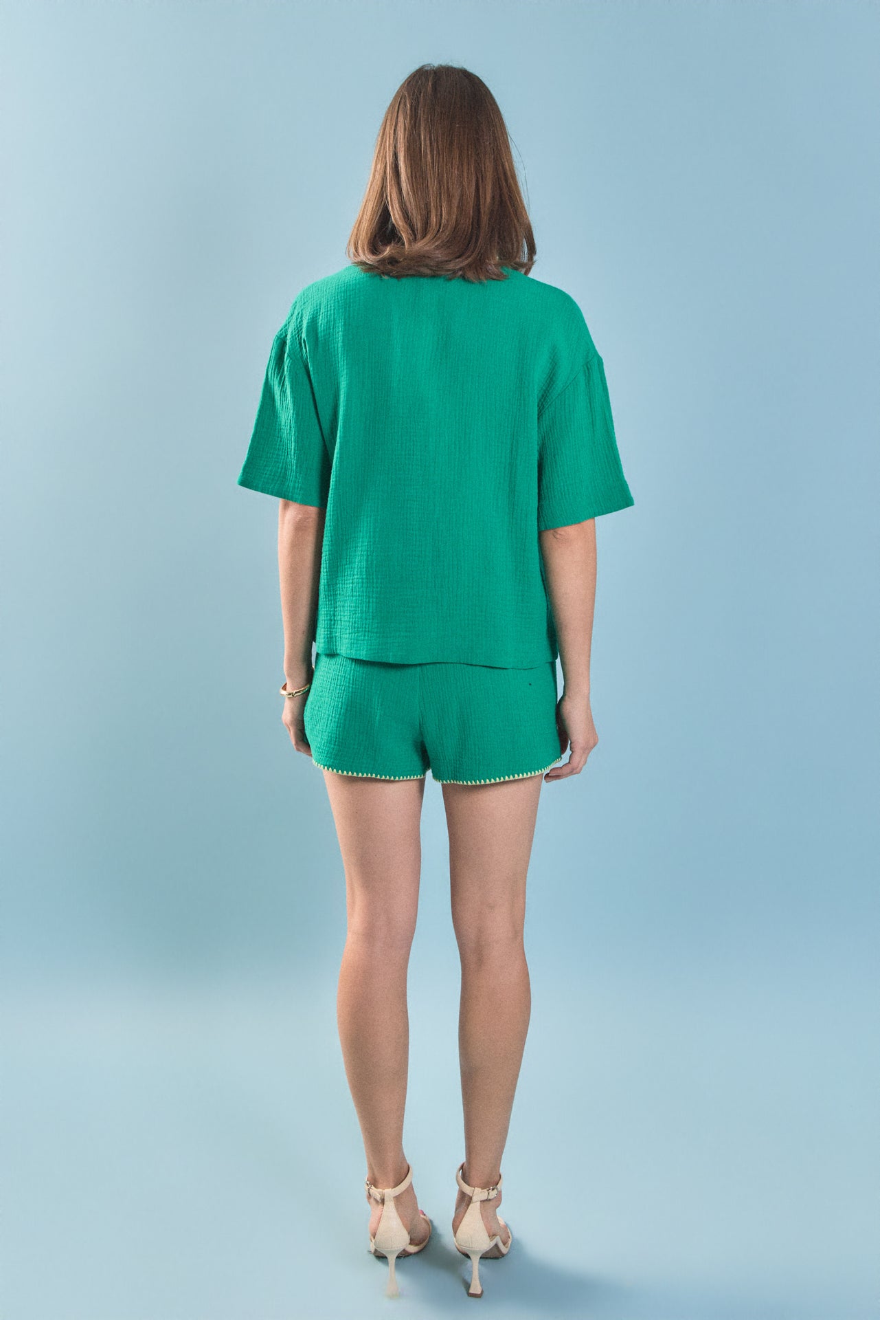 ENGLISH FACTORY - Colette Tropical Embroidered Shirt - TOPS available at Objectrare