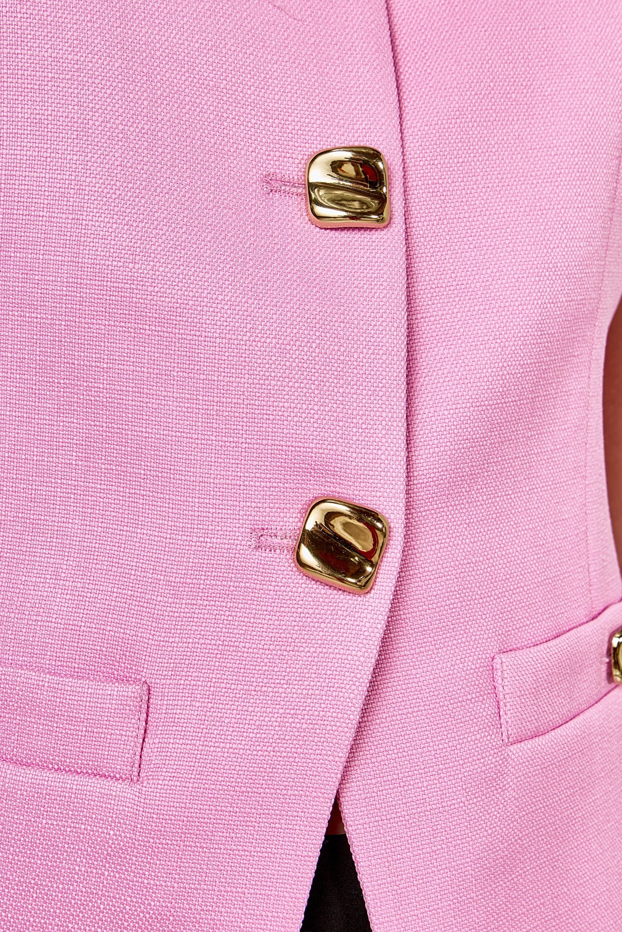 ENDLESS ROSE - Gold Pointed Long Vest - TOPS available at Objectrare