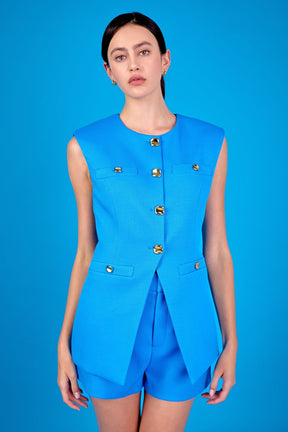 ENDLESS ROSE - Chrishell High Waisted Shorts - SHORTS available at Objectrare