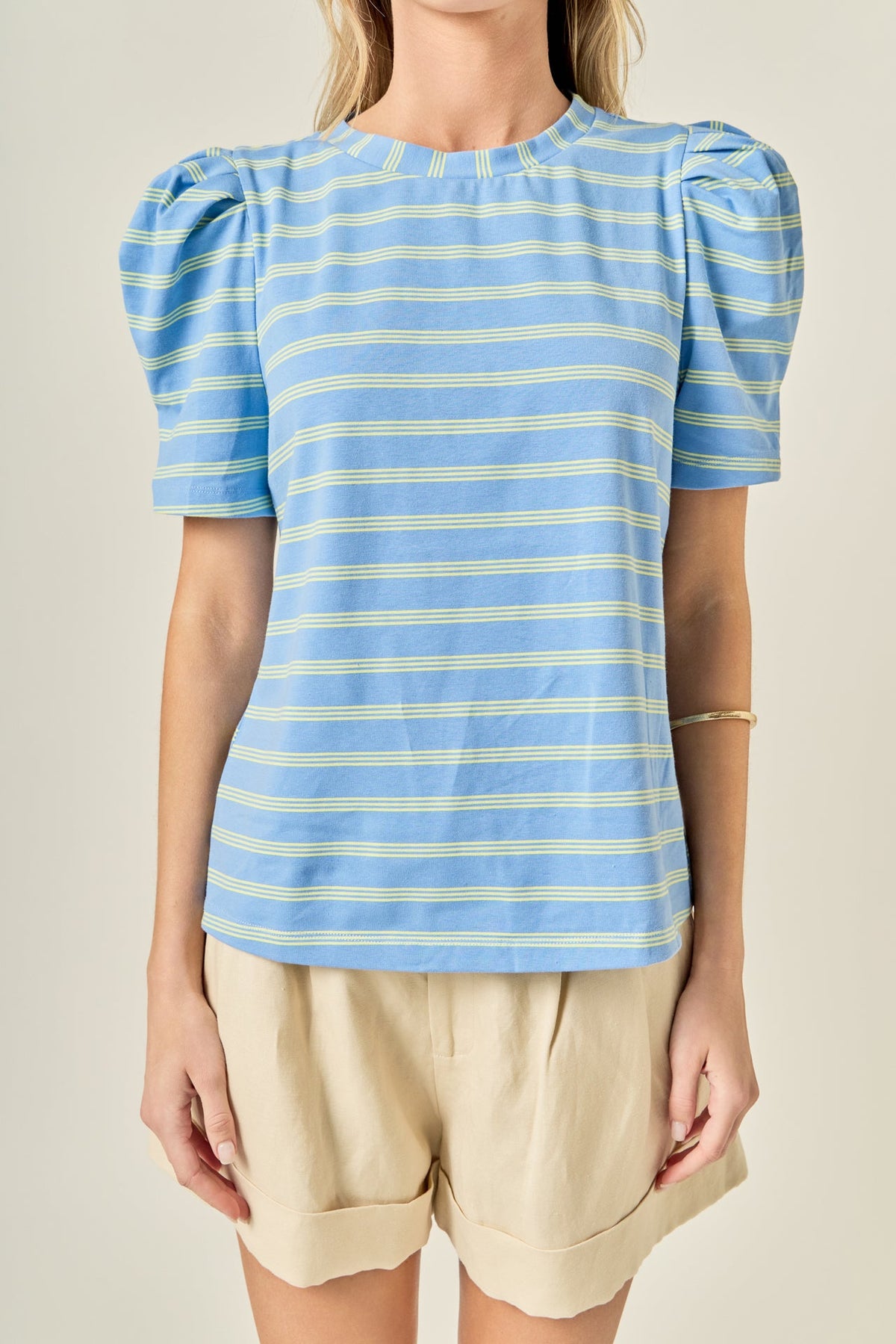 ENGLISH FACTORY - Stripe Knit Shirt - TOPS available at Objectrare