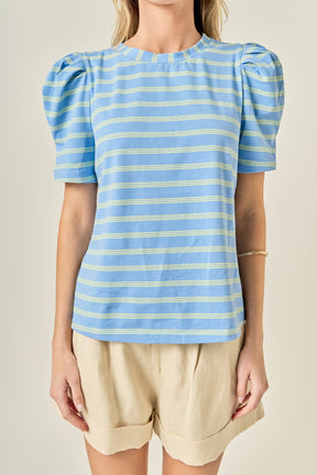 ENGLISH FACTORY - Stripe Knit Shirt - TOPS available at Objectrare