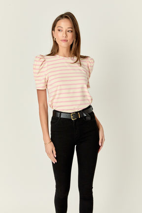 ENGLISH FACTORY - English Factory - Stripe Women Knit Shirt - TOPS available at Objectrare