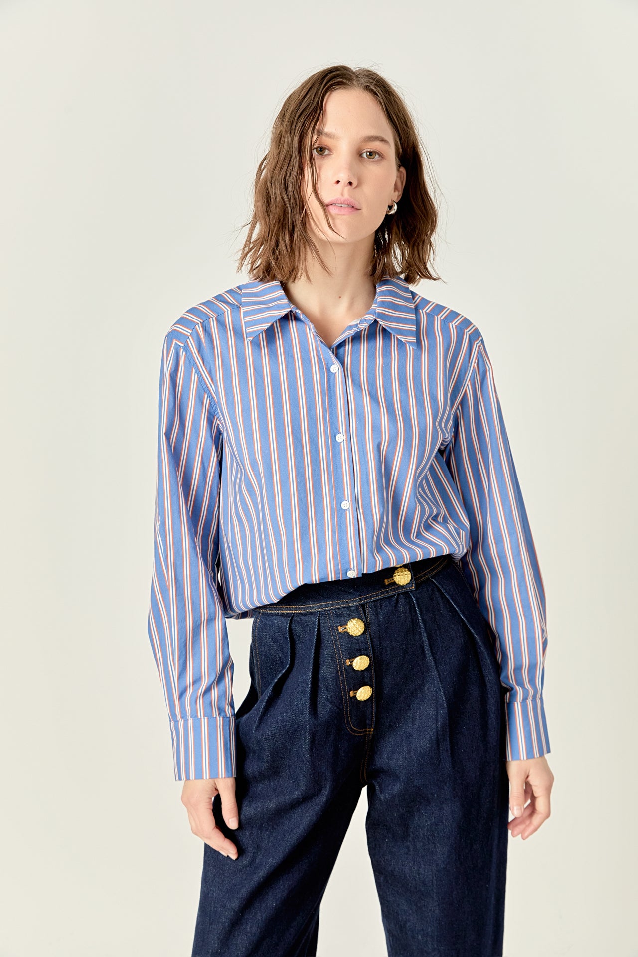 Stripe Cotton Shirt