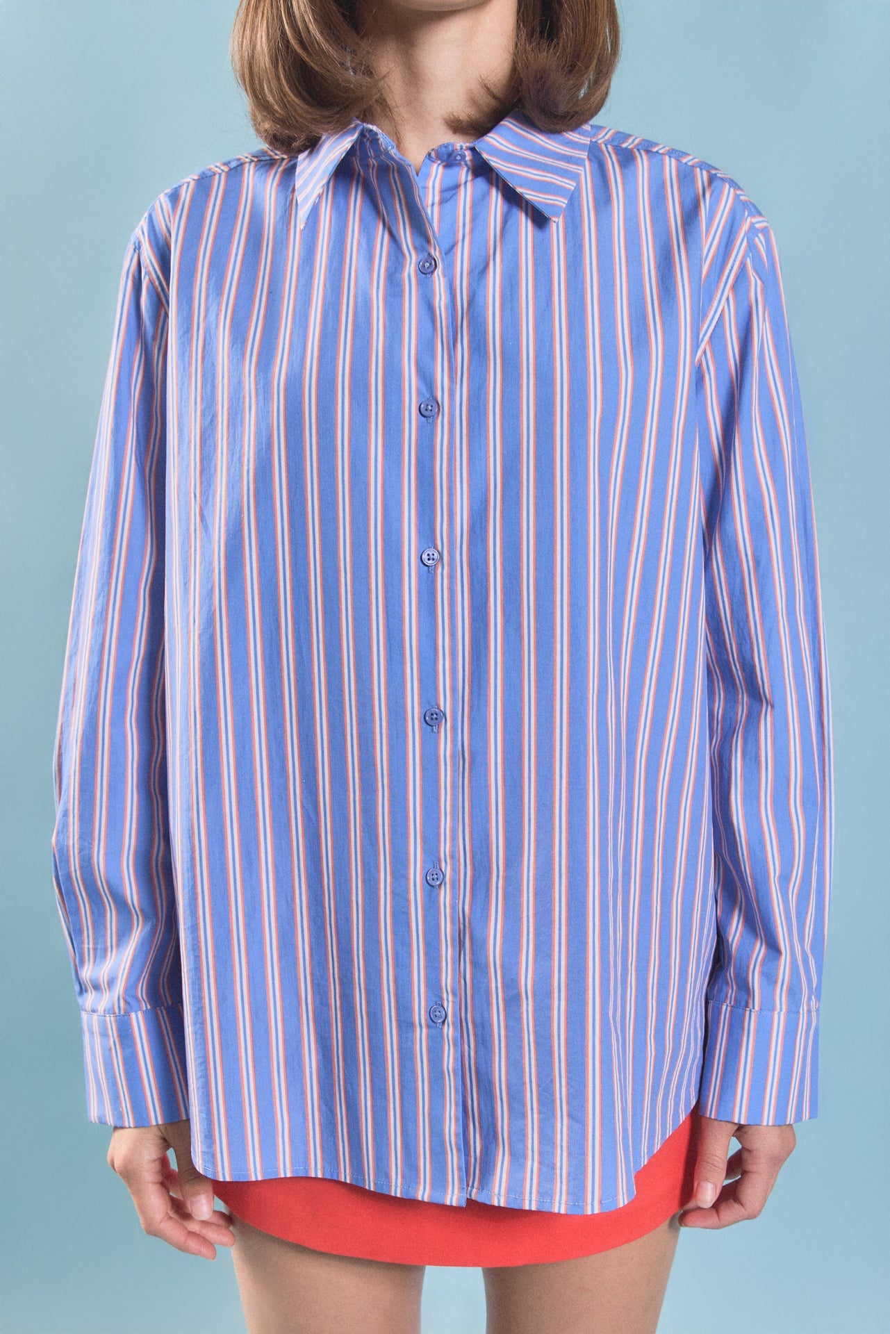 ENGLISH FACTORY - Stripe Cotton Shirt - SHIRTS & BLOUSES available at Objectrare