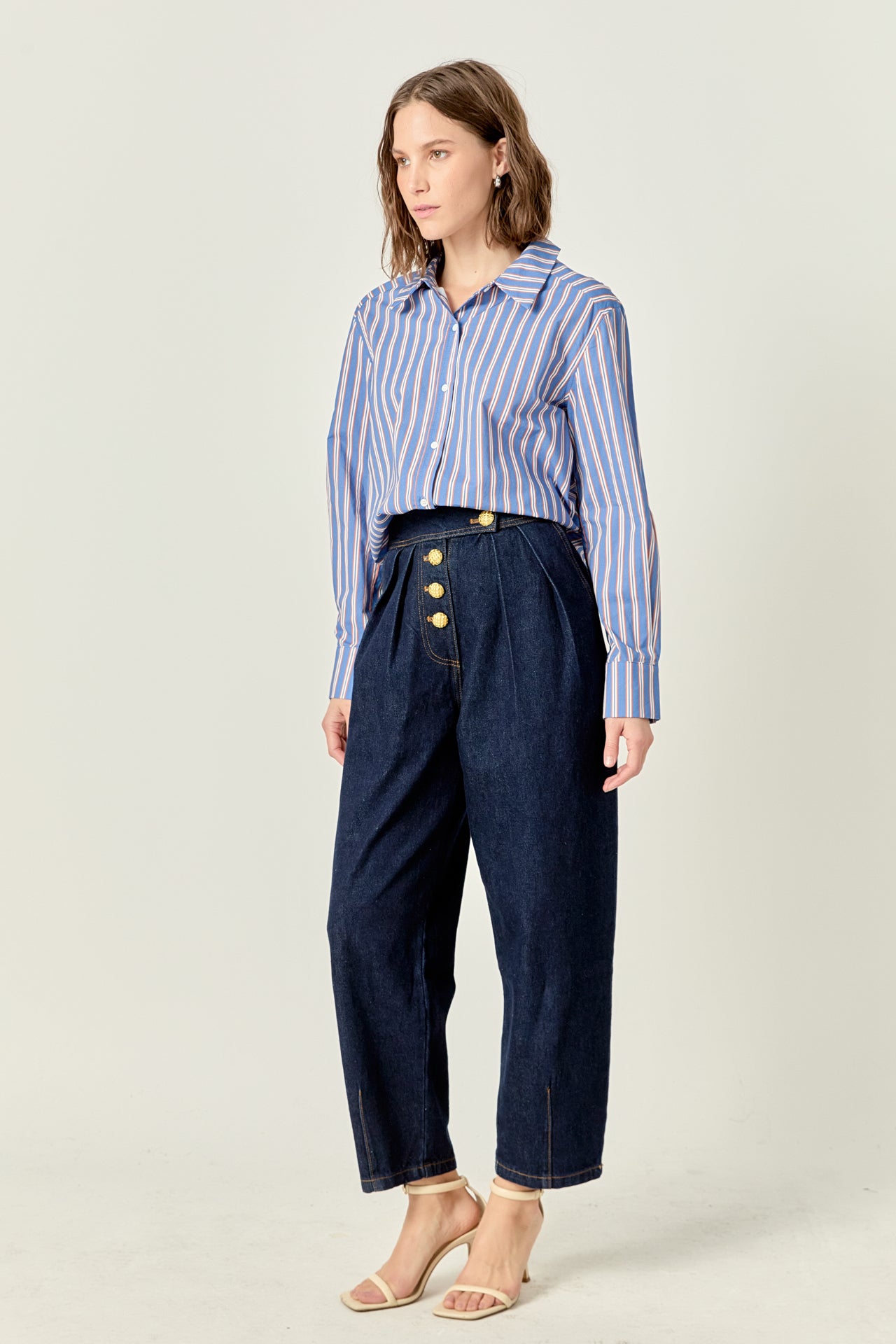 Stripe Cotton Shirt
