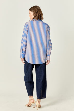 Stripe Cotton Shirt