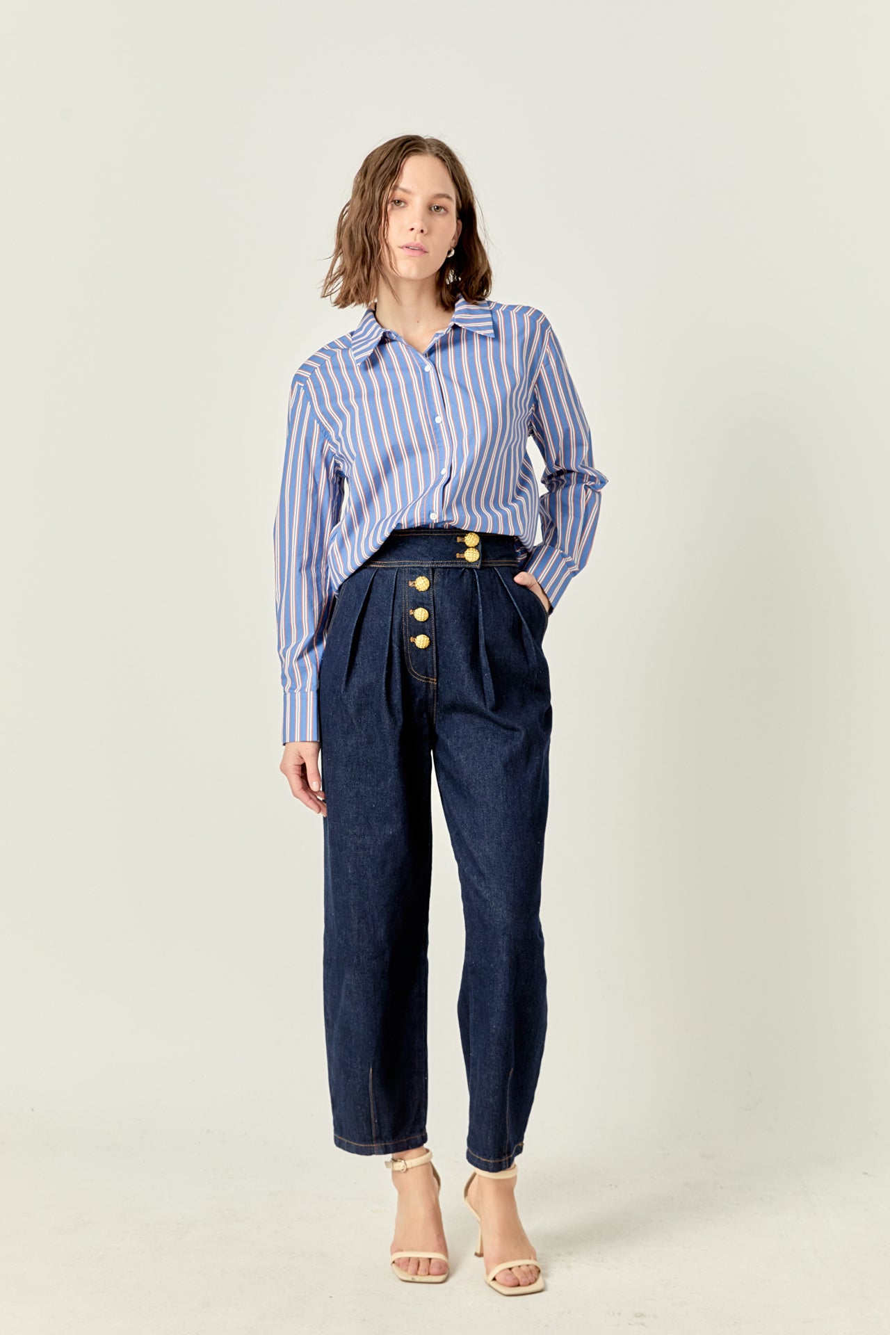 Stripe Cotton Shirt