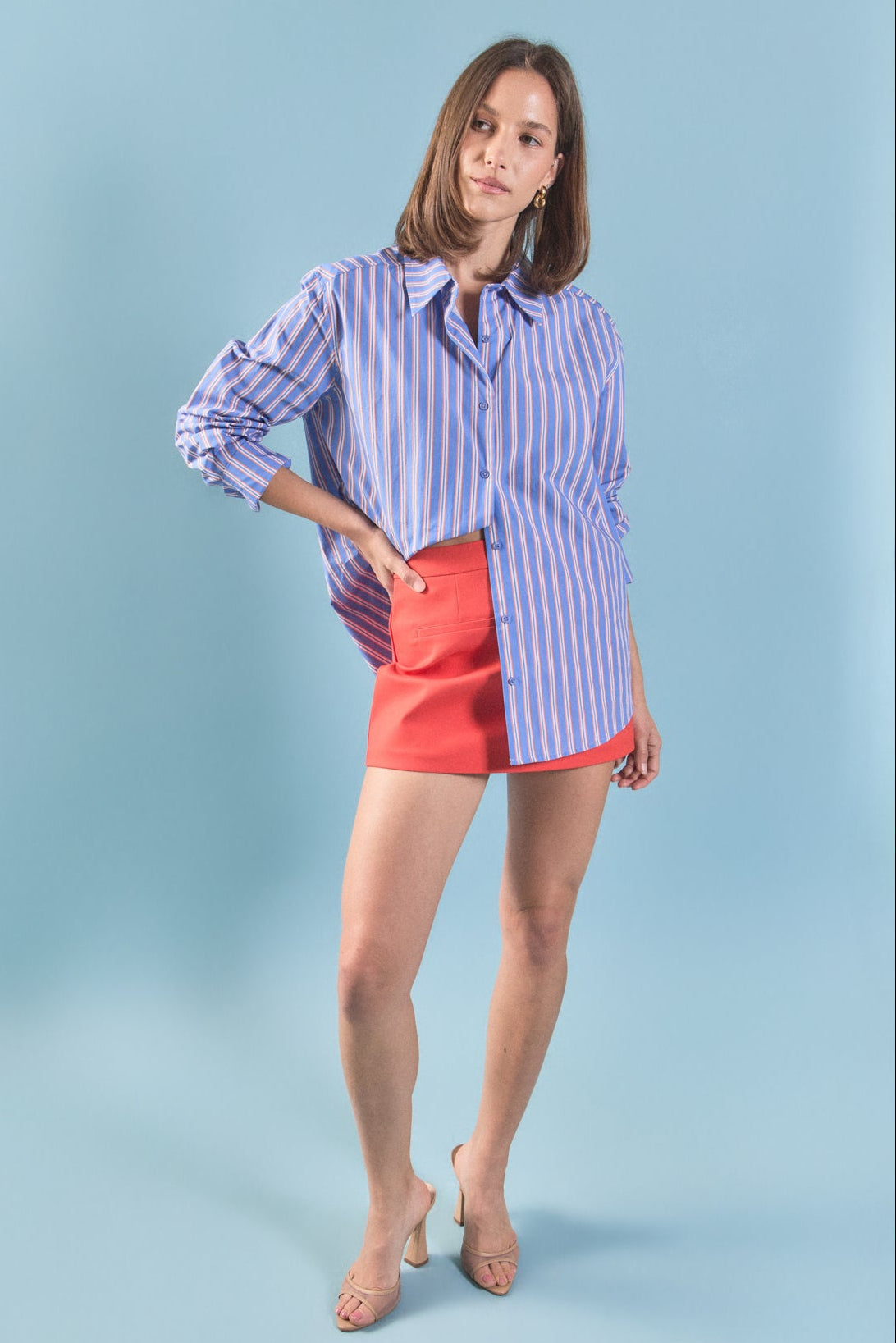 ENGLISH FACTORY - Stripe Cotton Shirt - SHIRTS & BLOUSES available at Objectrare