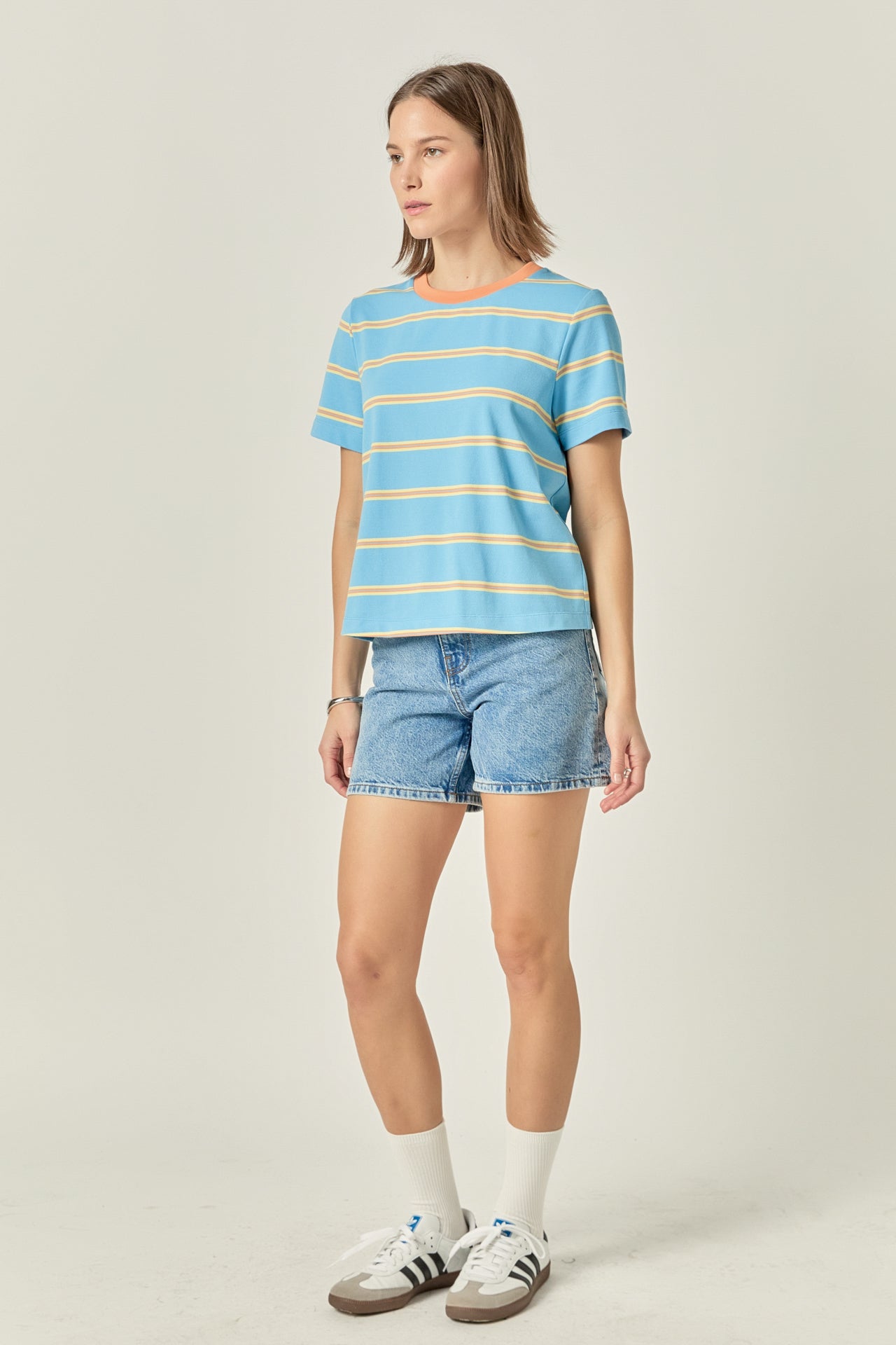 Jersey Stripe Top