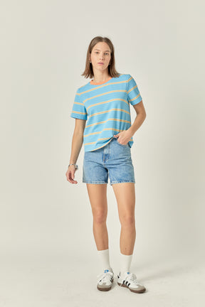 Jersey Stripe Top
