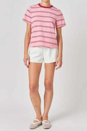 Jersey Stripe Top