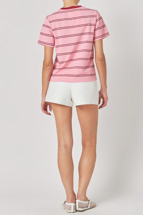 Jersey Stripe Top